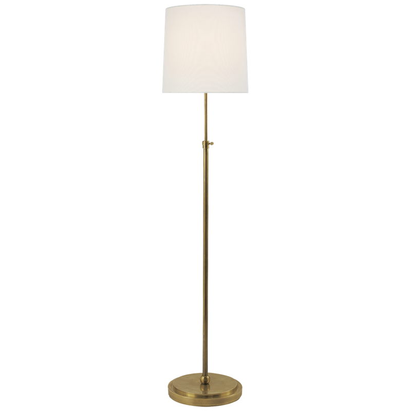 #Finish_Hand-Rubbed Antique Brass with Linen Shade