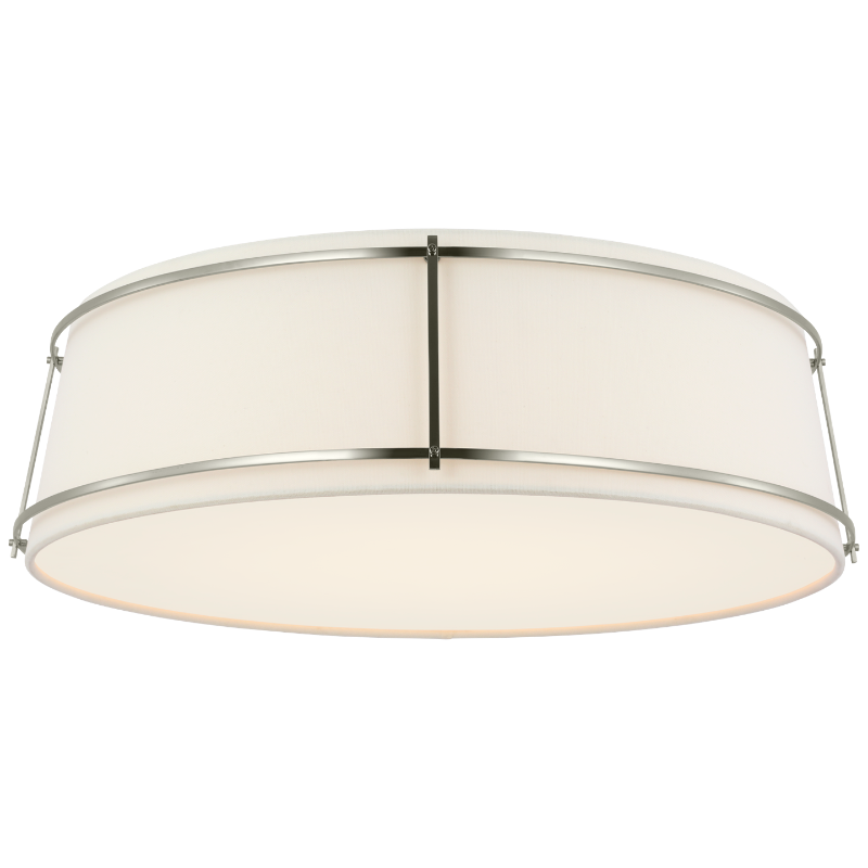 #Finish_Polished Nickel with Linen and Frosted Acrylic - Large