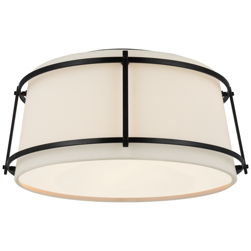 #Finish_Bronze with Linen and Frosted Acrylic - Small