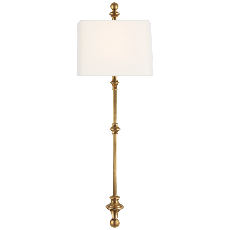 #Finish_Antique Burnished Brass with Linen Shield