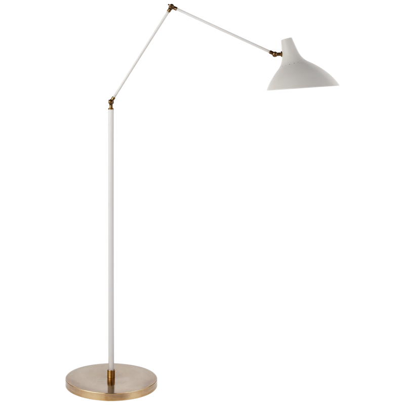 #Finish_White with Hand-Rubbed Antique Brass