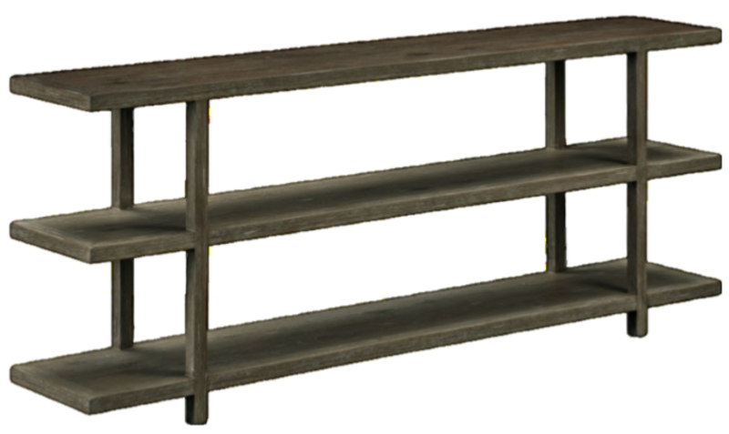 Collector's Console Table, Worn Black