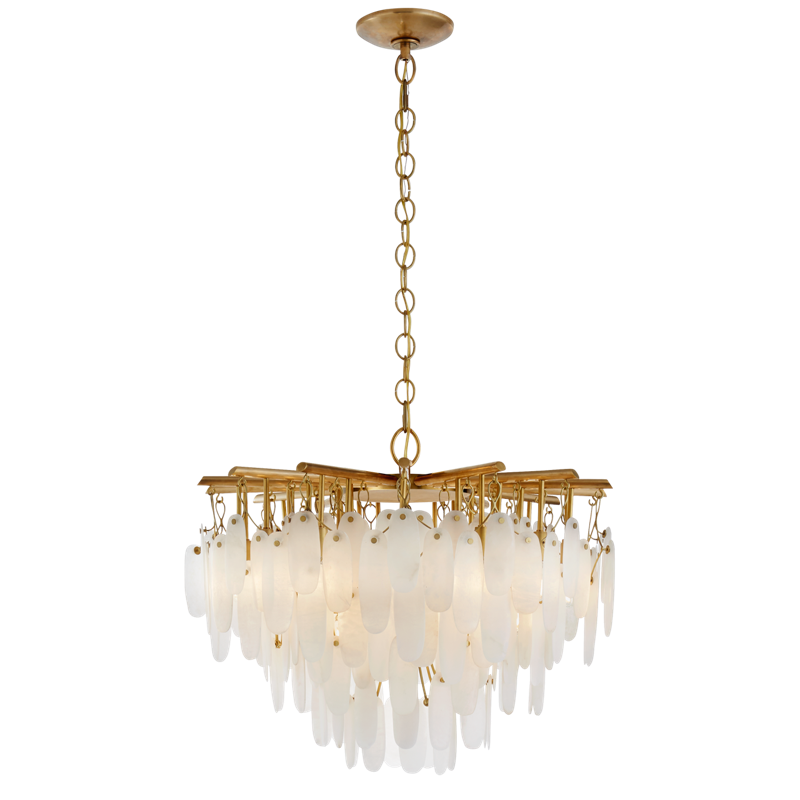 #Finish_Antique Burnished Brass with Alabaster - Small