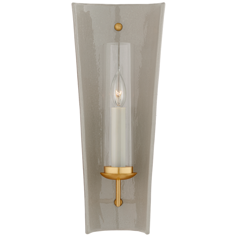 #Finish_Shellish Gray and Gild with Clear Glass