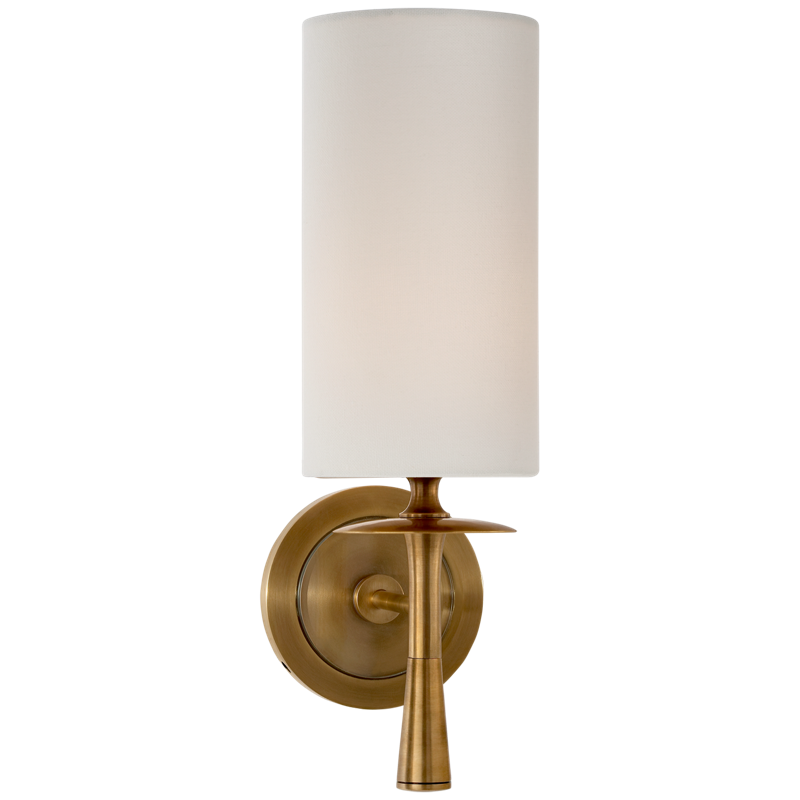 #Finish_Hand-Rubbed Antique Brass with Linen Shade