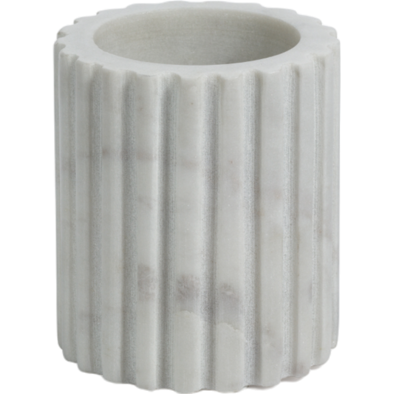 Fluted Marble Tumbler