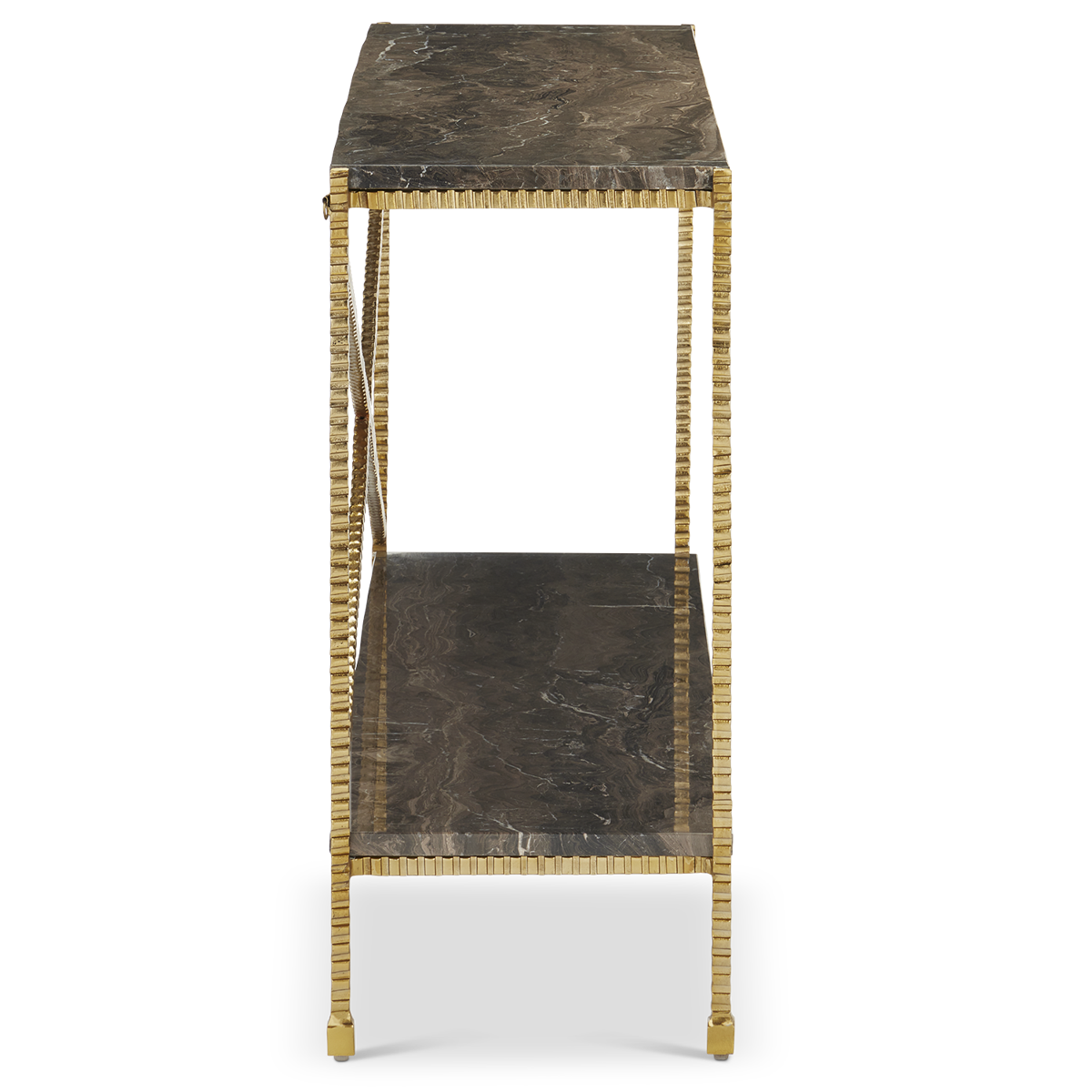 Flying Gold Marble Console Table