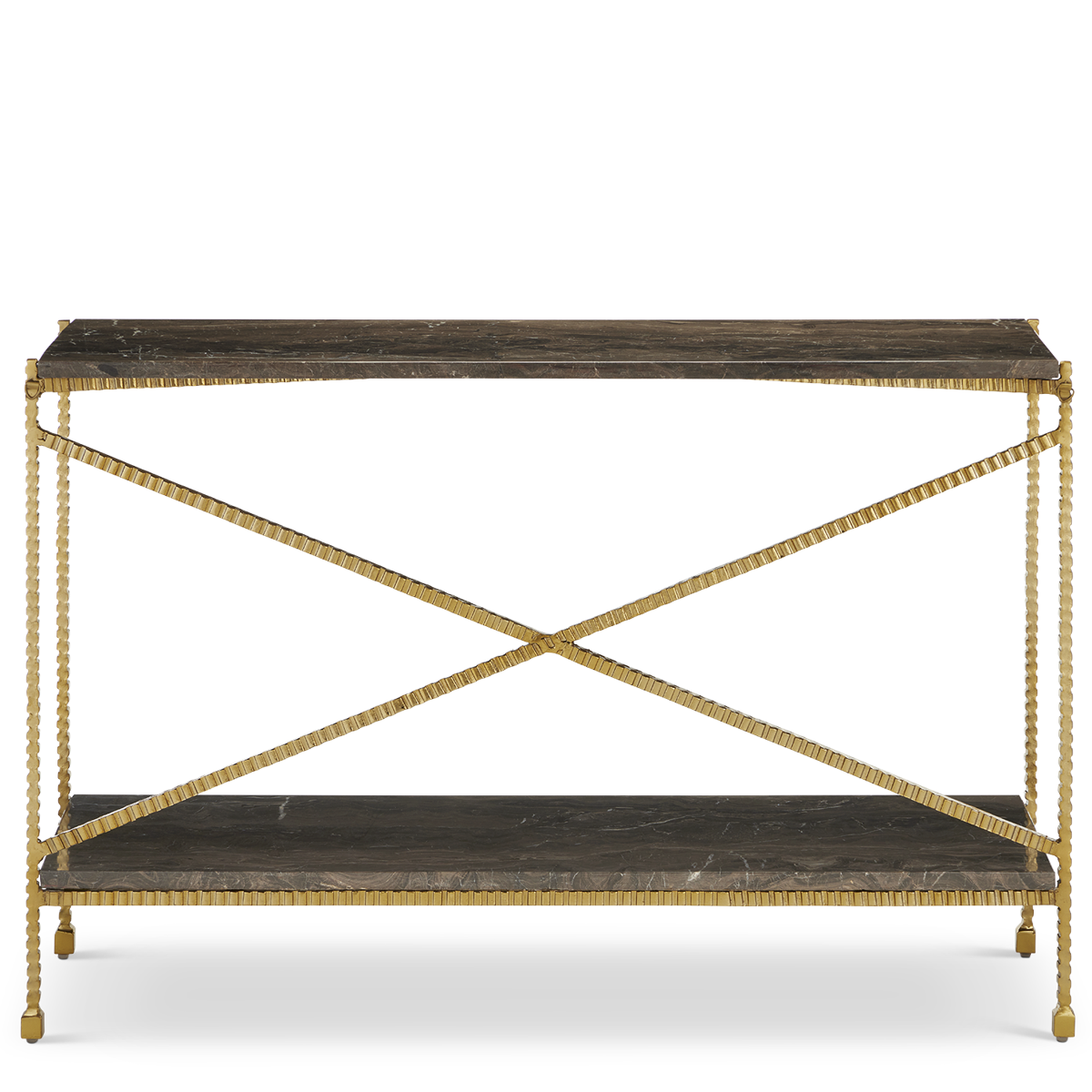 Flying Gold Marble Console Table