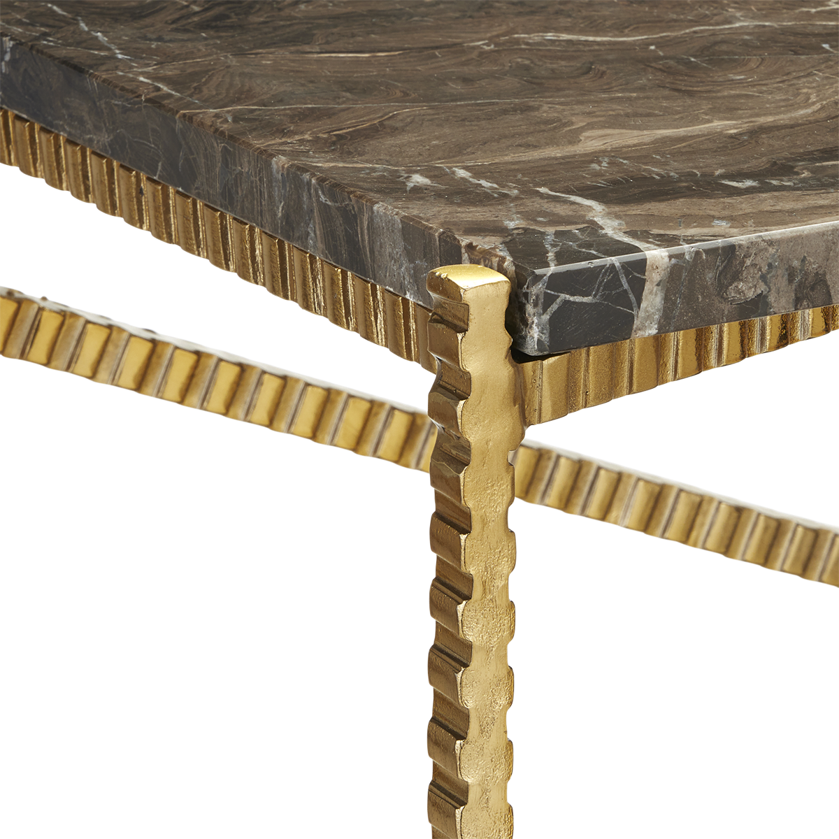 Flying Gold Marble Console Table