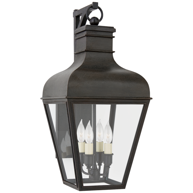 #Finish_French Rust with Clear Glass - Small