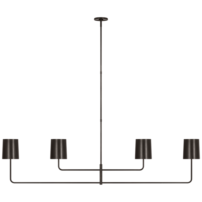 #Finish_Bronze with Bronze Shades - Four-Light