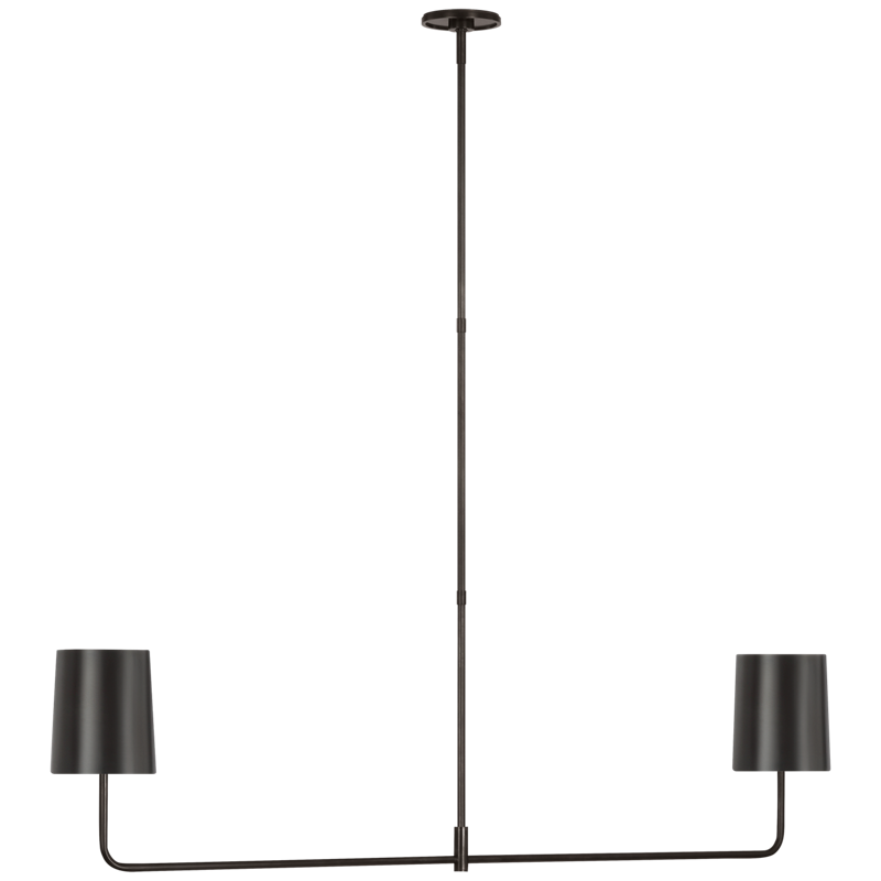 #Finish_Bronze with Bronze Shades - Two-Light