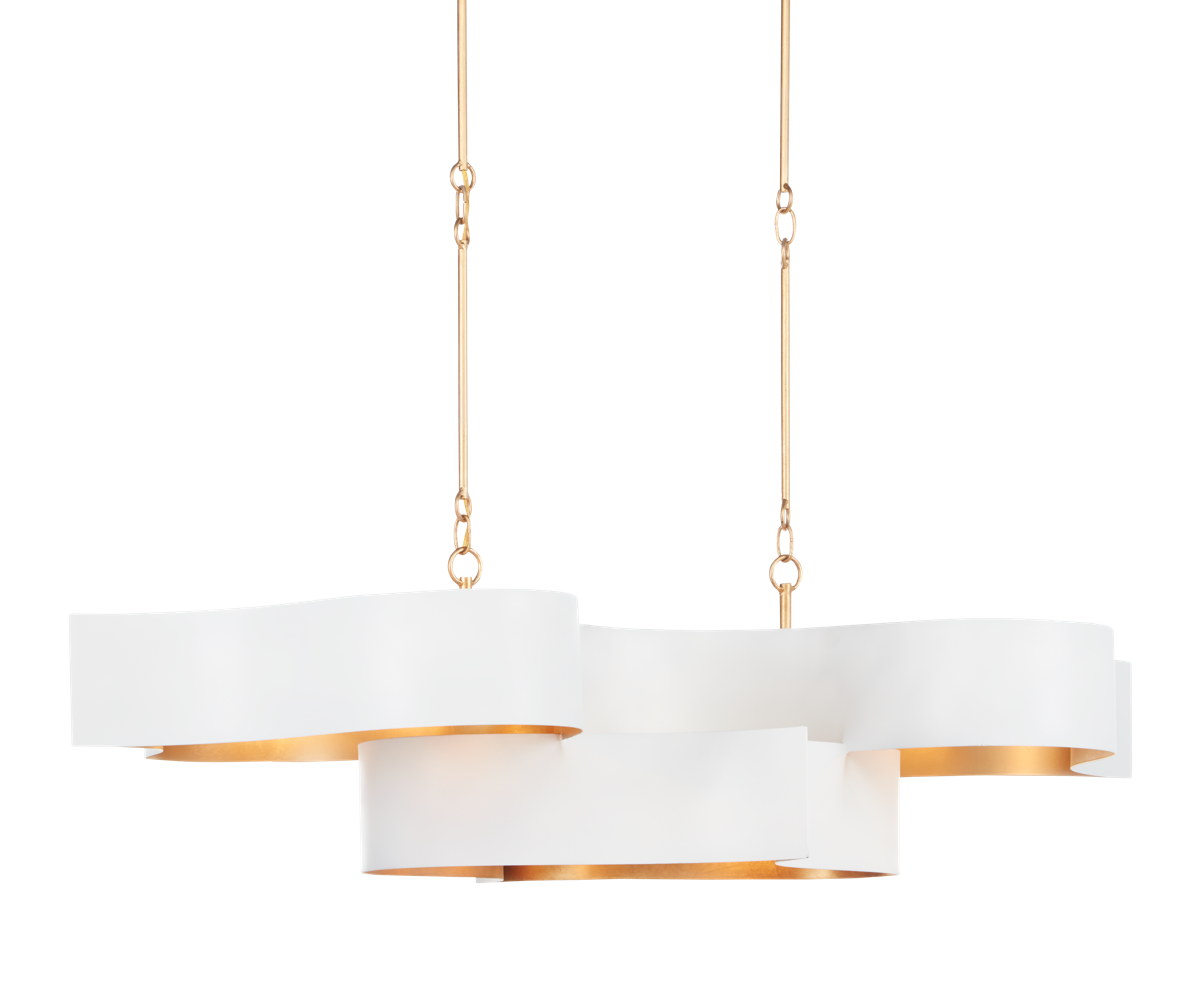 #Finish_Sugar White and Gold Leaf