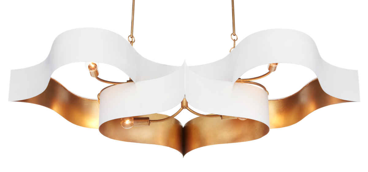 #Finish_Sugar White and Gold Leaf