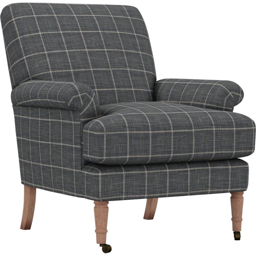 #Fabric_Indigo Plaid - Patterns