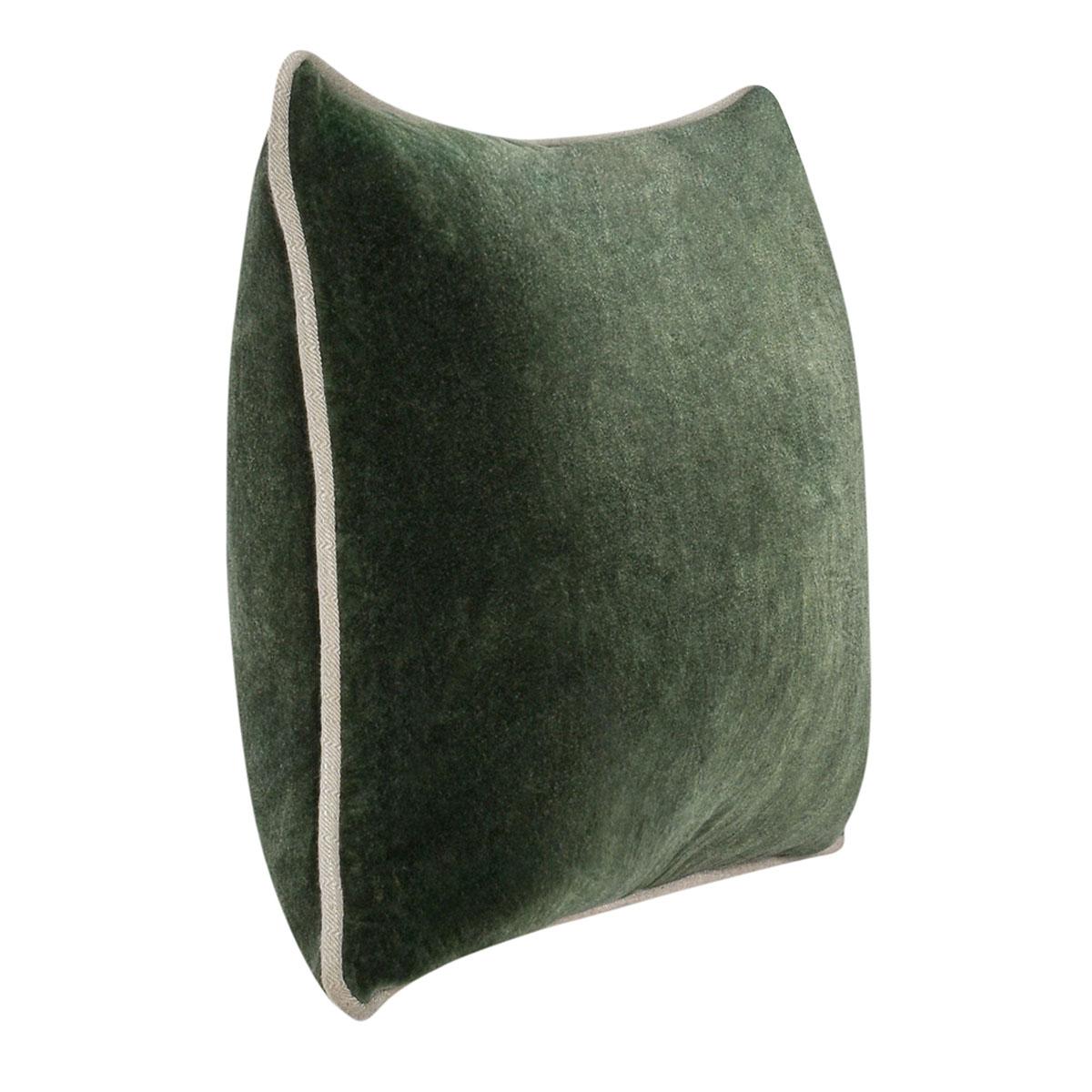 Heirloom Velvet Pillow, Forest Green
