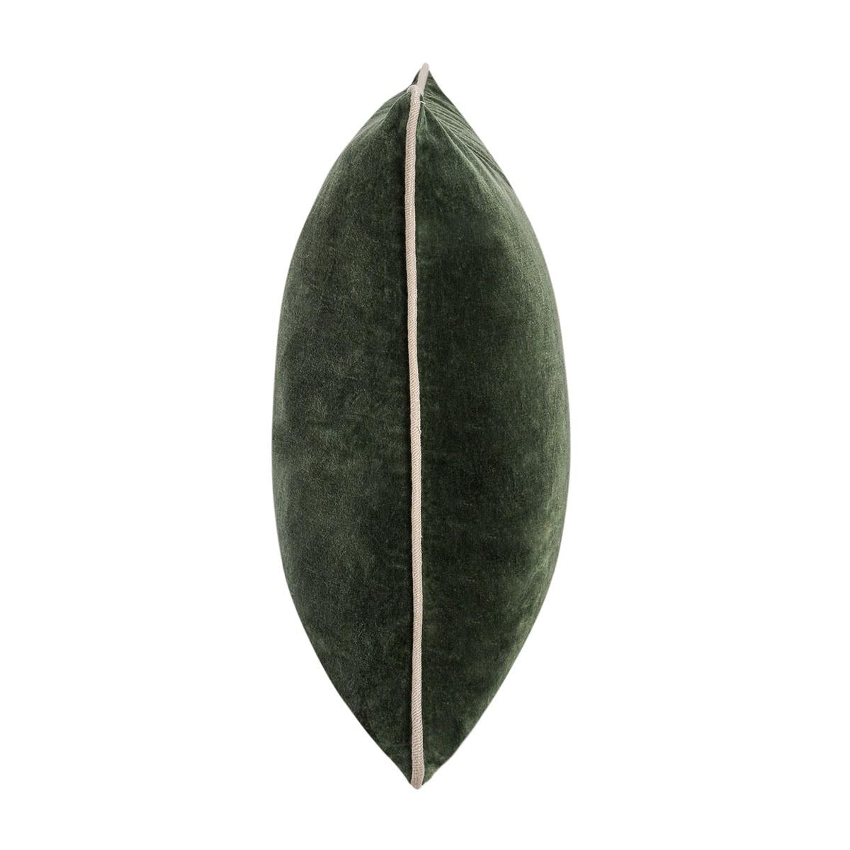 Heirloom Velvet Pillow, Forest Green