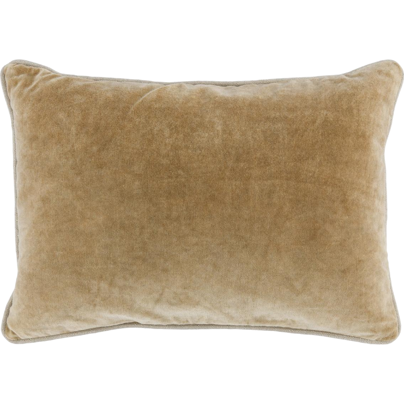 Heirloom Velvet Pillow, Wheat