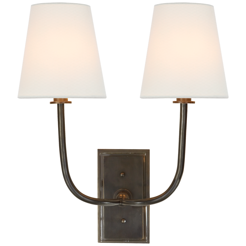 #Finish_Bronze with Linen Shade