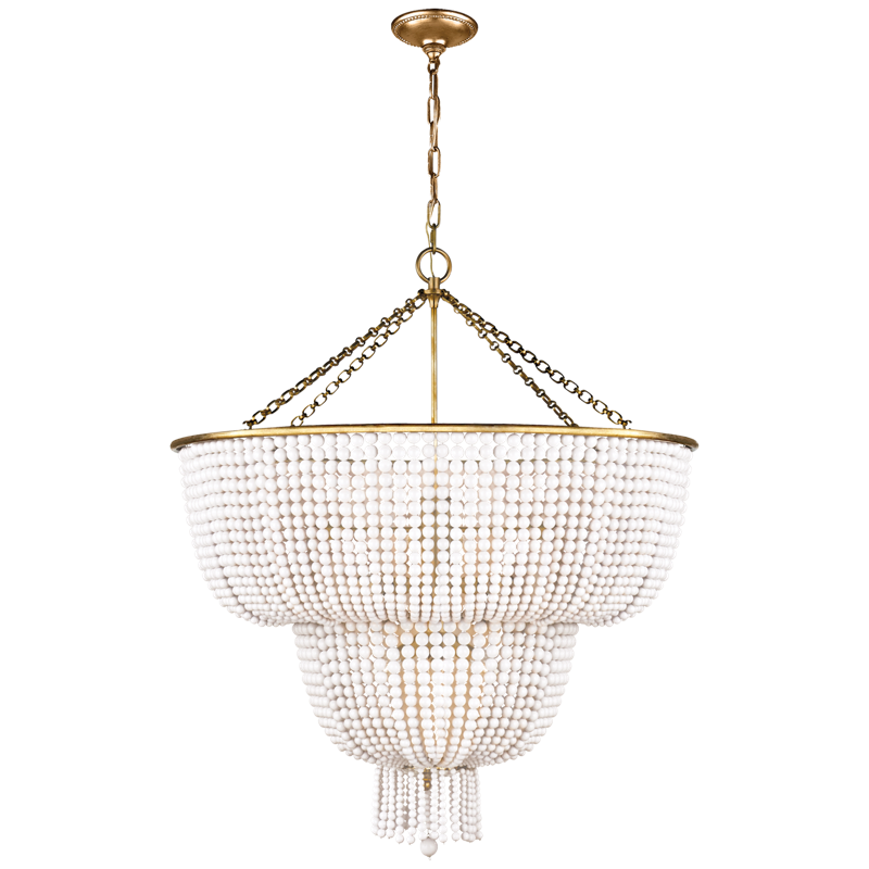#Finish_Hand-Rubbed Antique Brass and White Acrylic