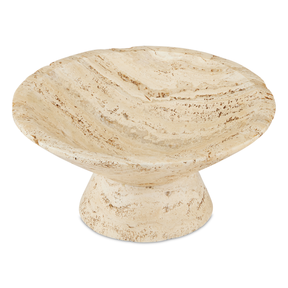 Lubo Travertine Large Bowl