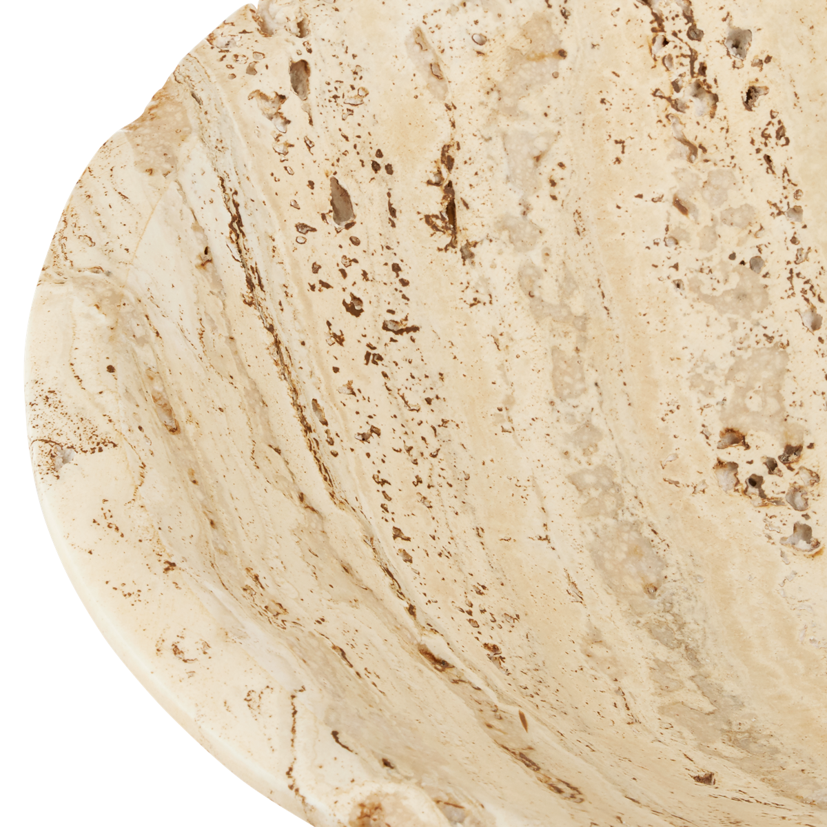 Lubo Travertine Large Bowl
