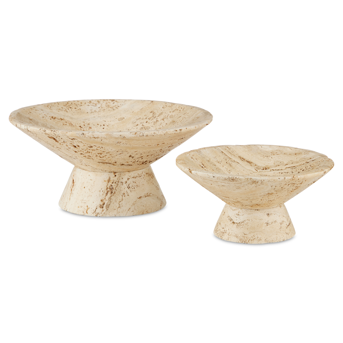 Lubo Travertine Large Bowl
