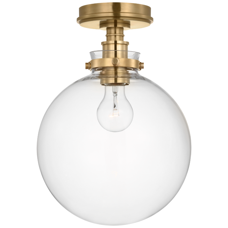 #Finish_Antique Burnished Brass with Clear Glass