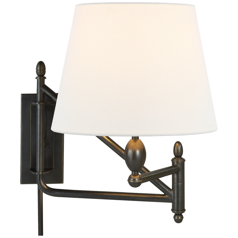 #Finish_Bronze with Linen Shade