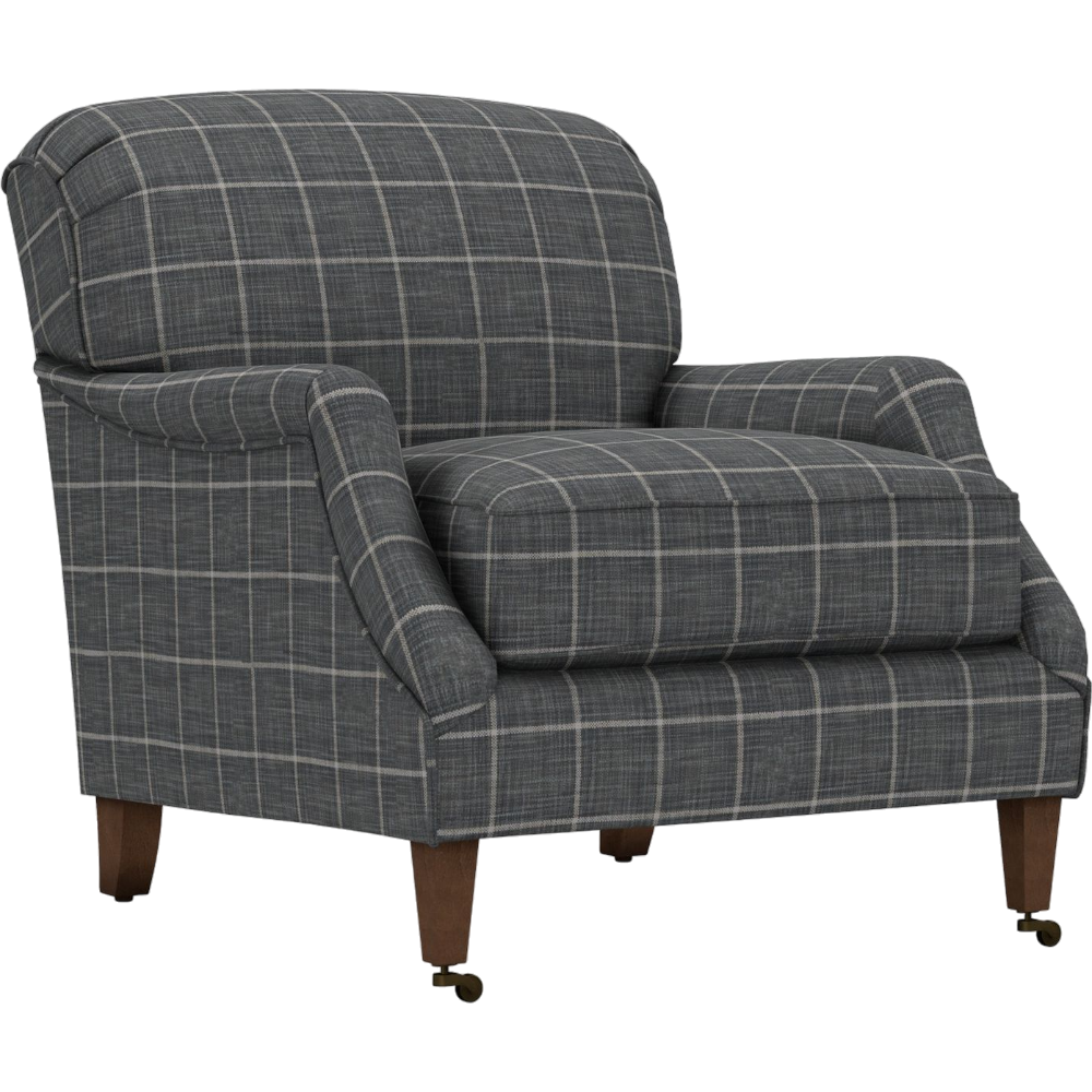 #Fabric_Indigo Plaid - Patterns