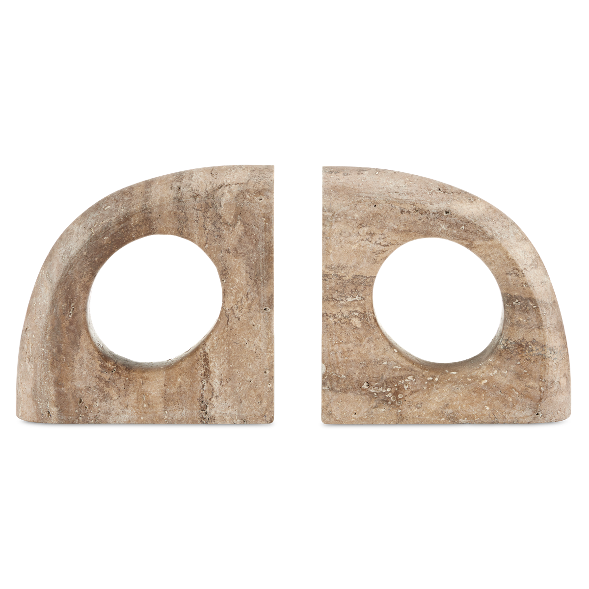 Russo Travertine Object Set