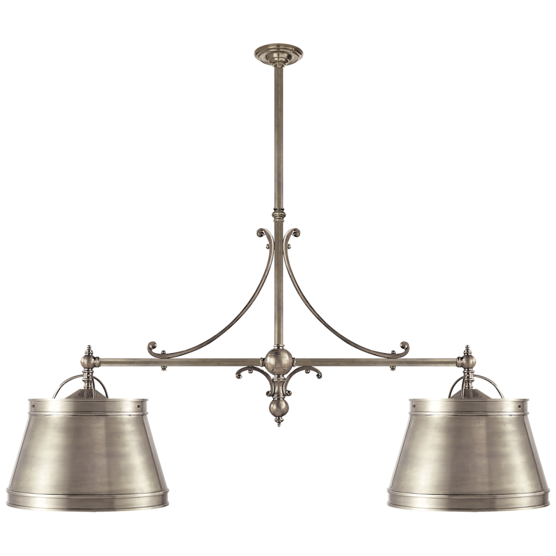 #Finish_Antique Nickel with Antique Nickel Shades