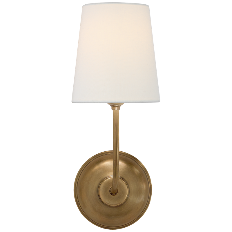 #Finish_Hand-Rubbed Antique Brass with Linen Shade