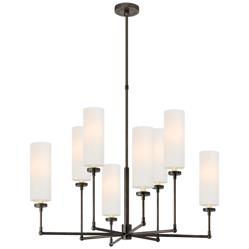 #Finish_Bronze with Linen Shades