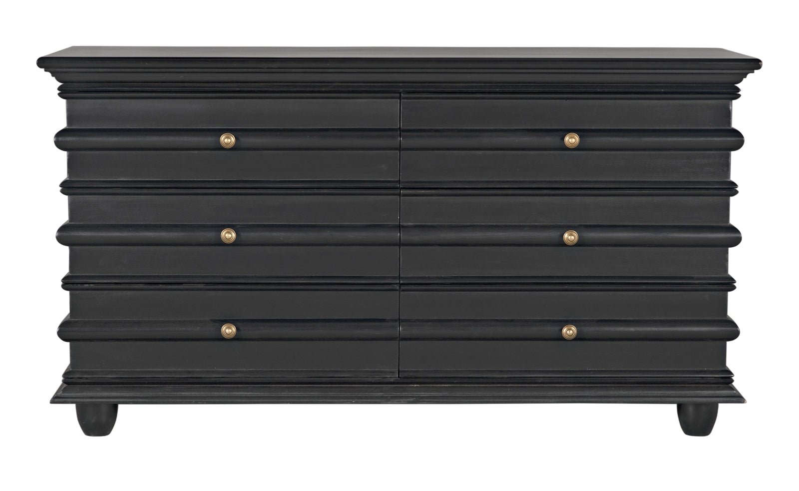 Ascona Chest, Hand Rubbed Black