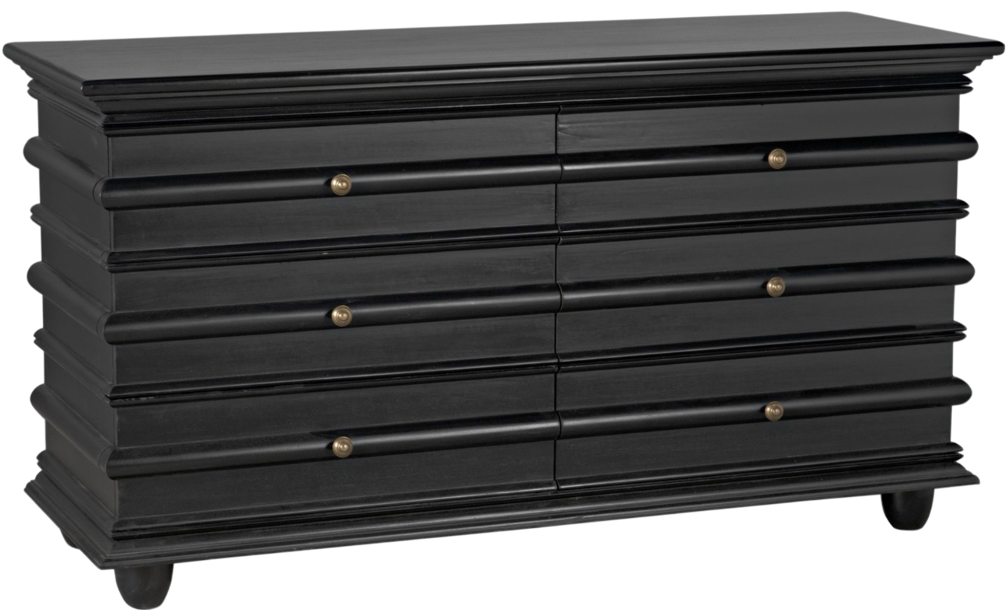 Ascona Chest, Hand Rubbed Black