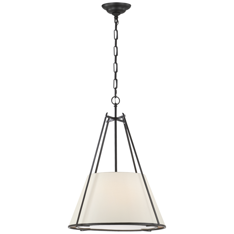 #Finish_Blackened Rust with Linen Shade