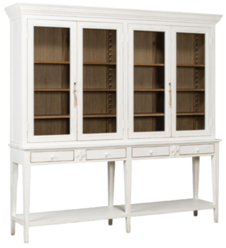 Beacon Hill White Display Case