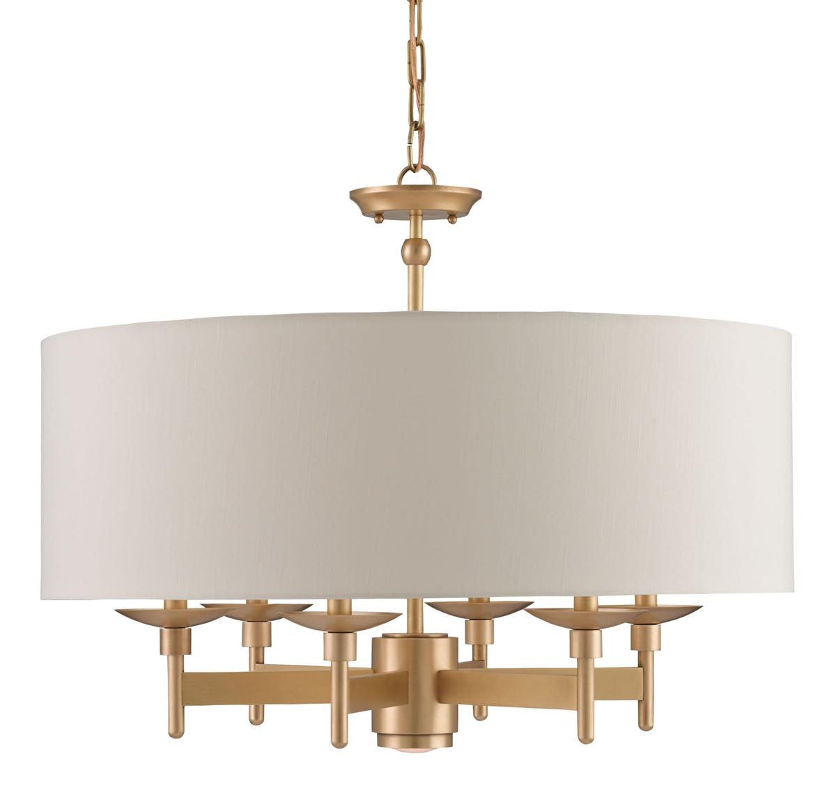 Bering Brass Semi-Flush Mount