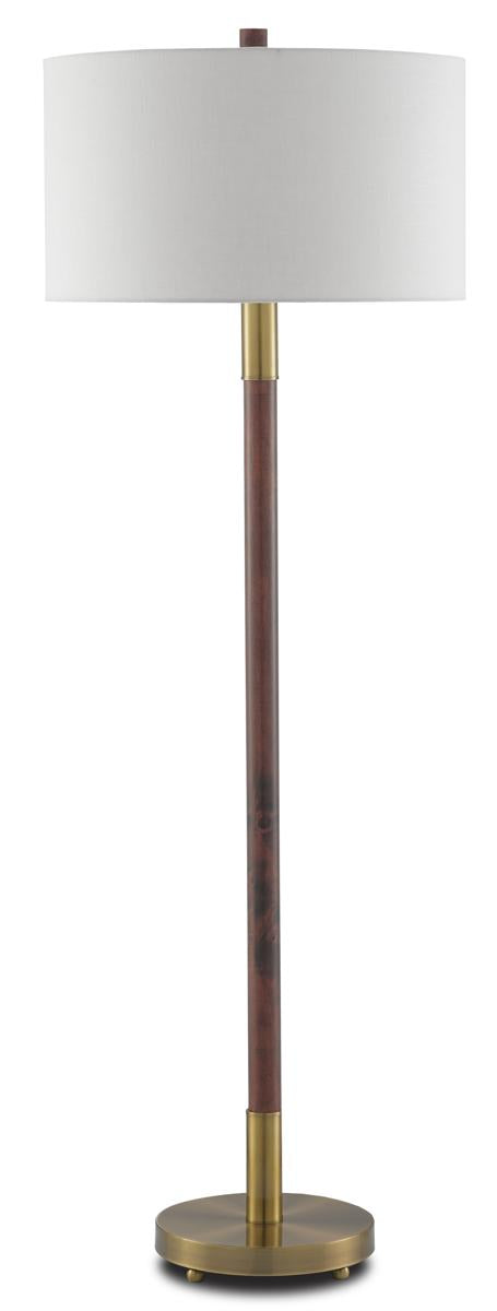 Bravo Mahogany Floor Lamp