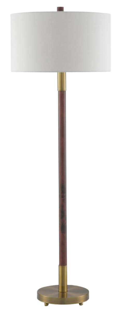 Bravo Mahogany Floor Lamp