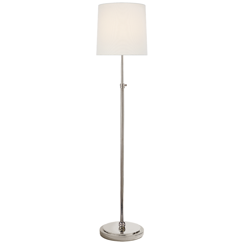 #Finish_Polished Nickel with Linen Shade