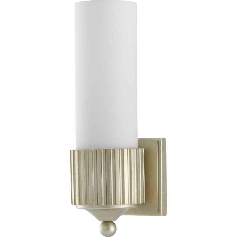 Bryce Silver Sconce