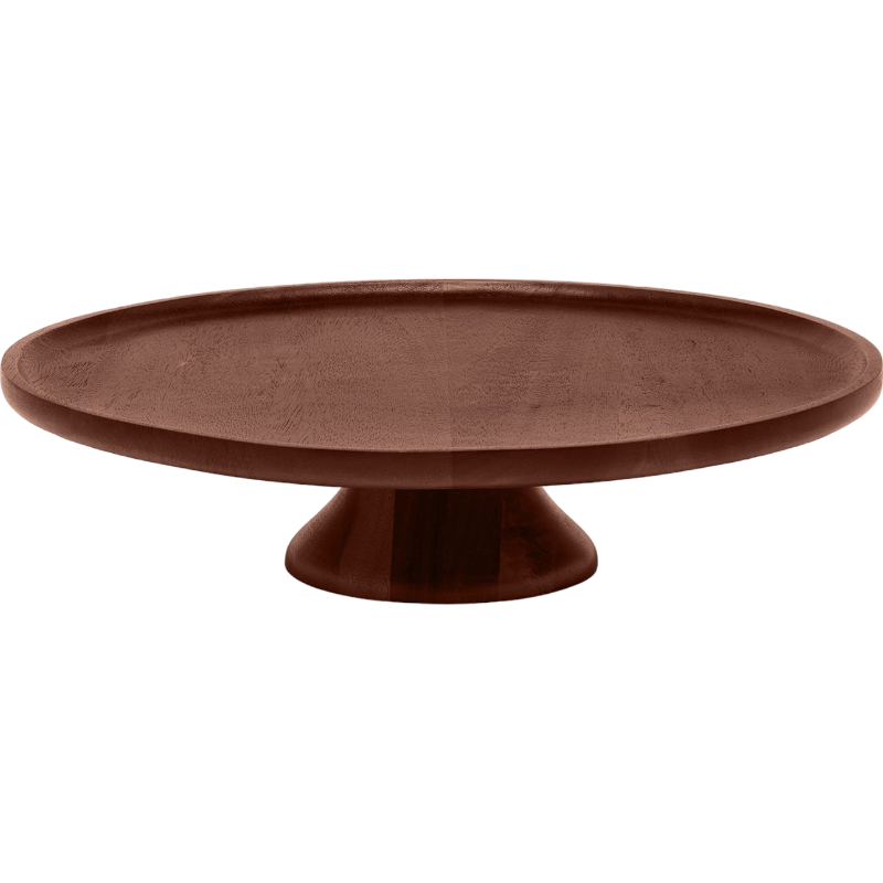 Bryson Walnut Cake Stand