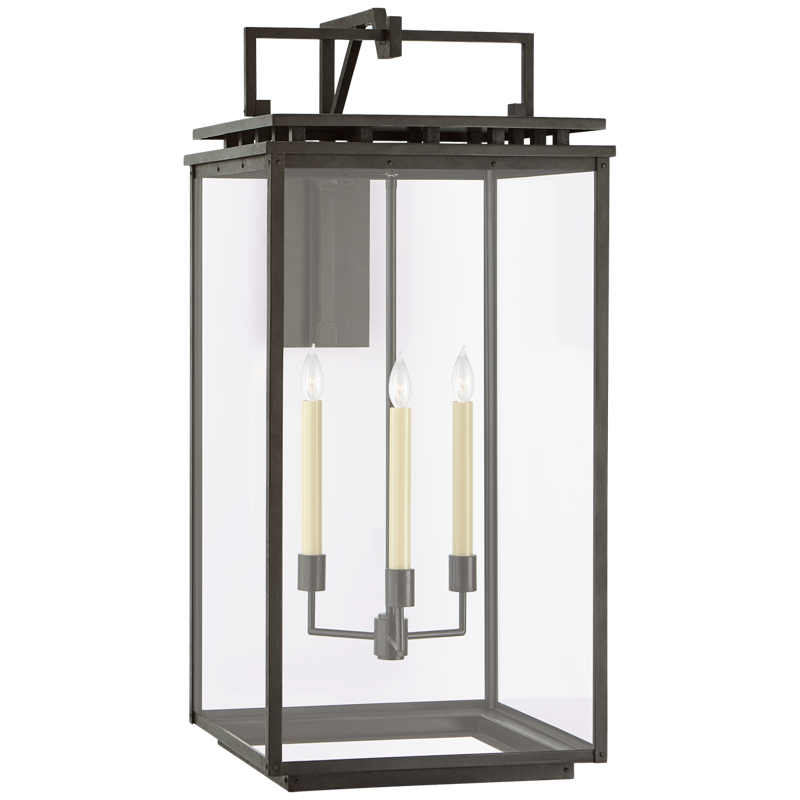 #Finish_Aged Iron with Clear Glass - Grande