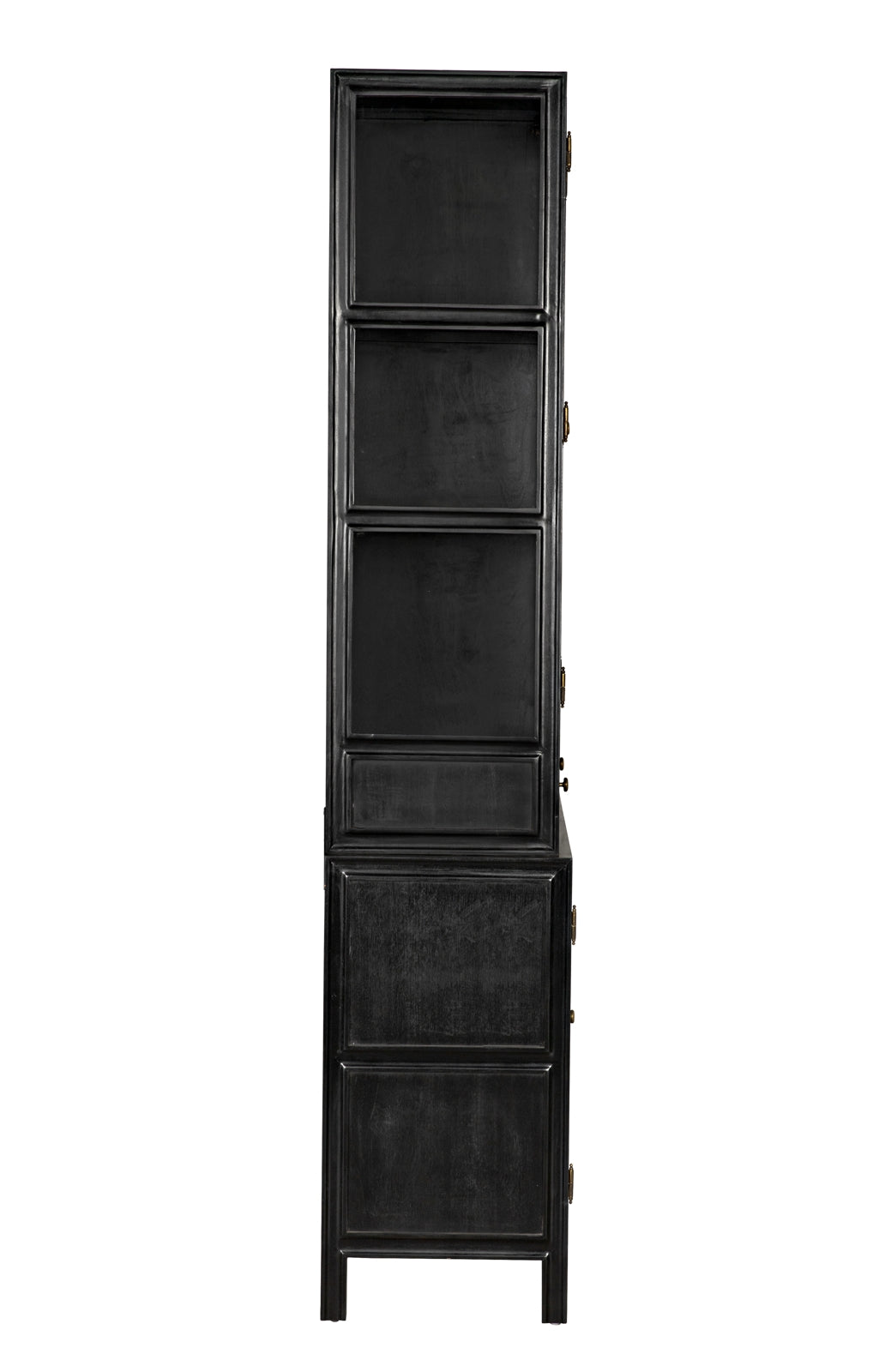 Colonial Hutch, Hand Rubbed Black