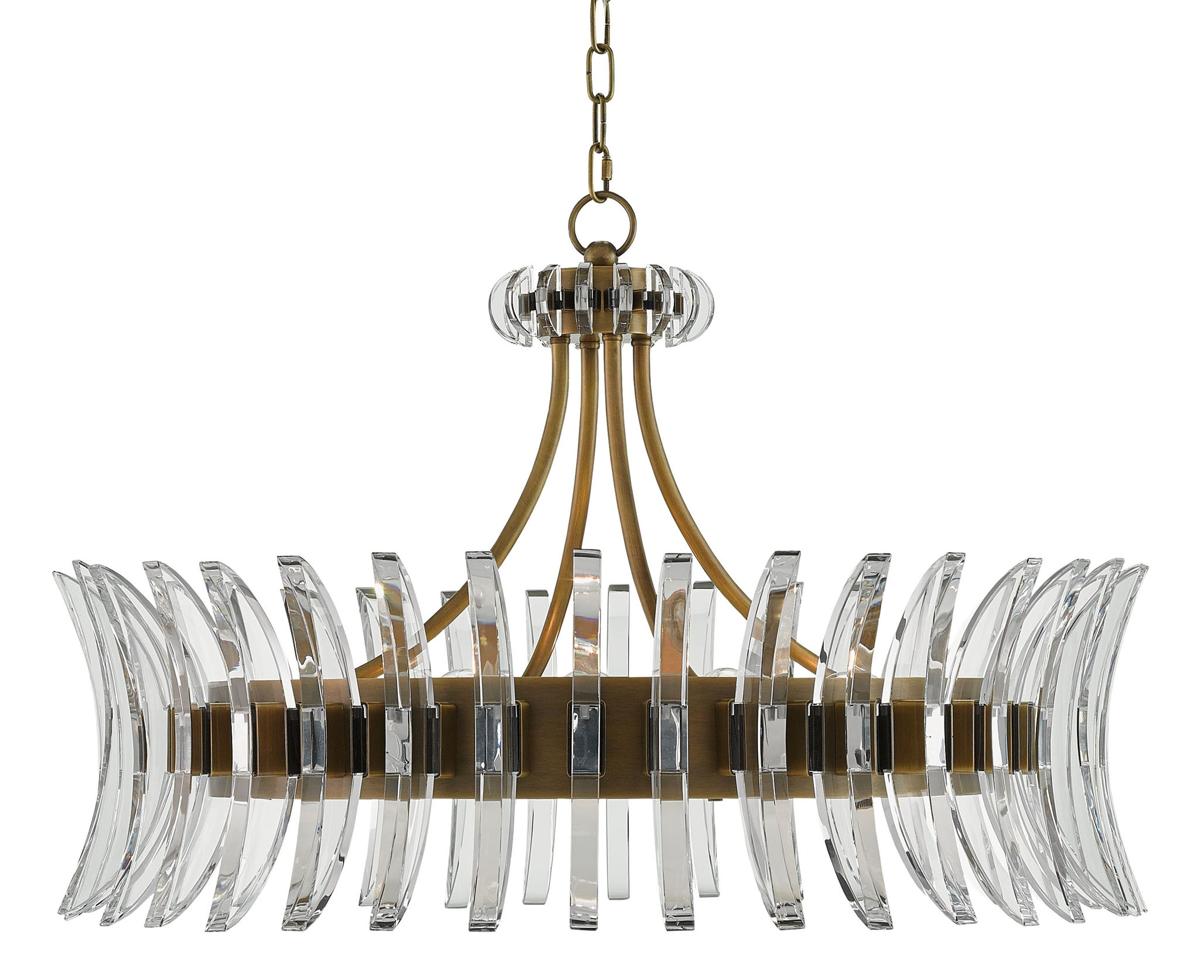 Coquette Brass Chandelier