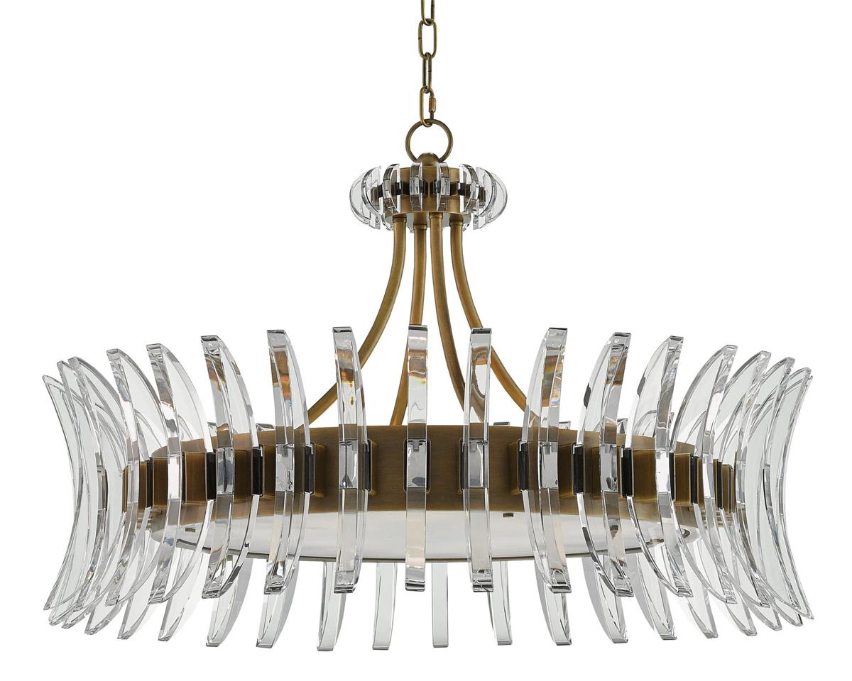 Coquette Brass Chandelier