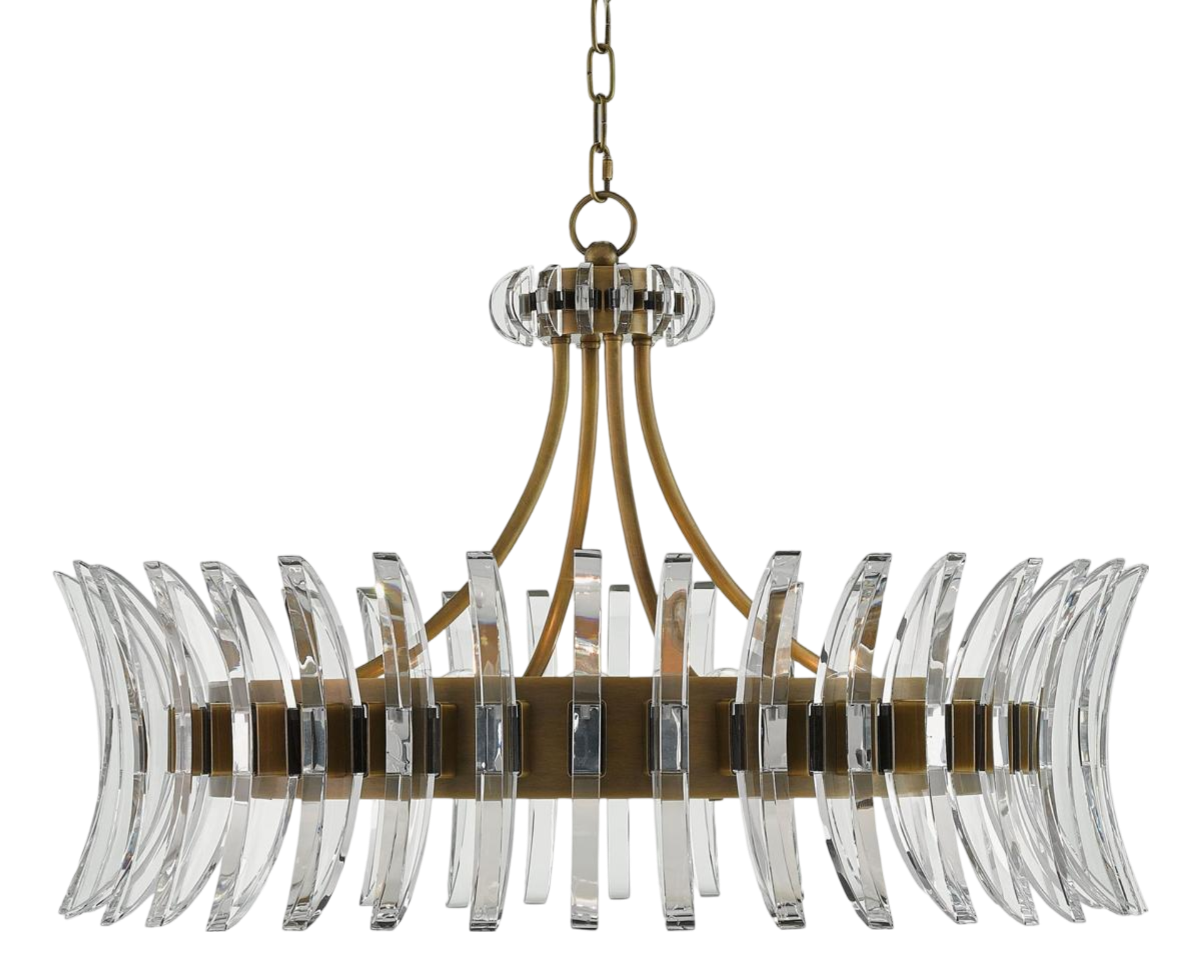 Coquette Brass Chandelier