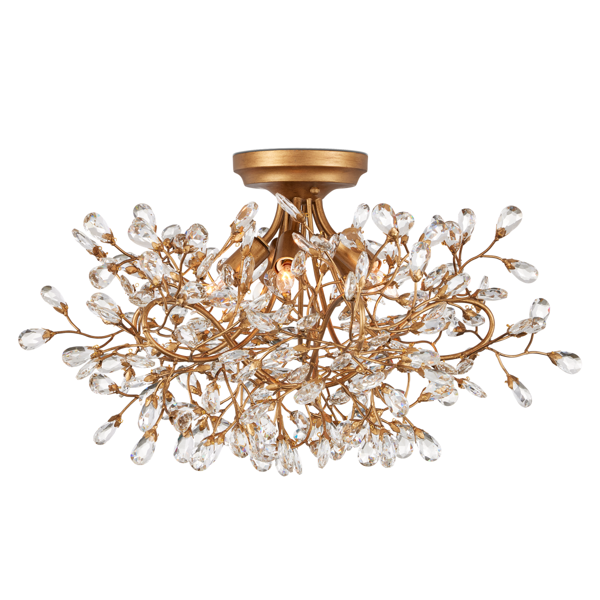 Crystal Bud Semi-Flush Mount